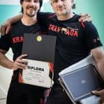 Krav Maga instructor training session at Spartans Academy with expert guidance